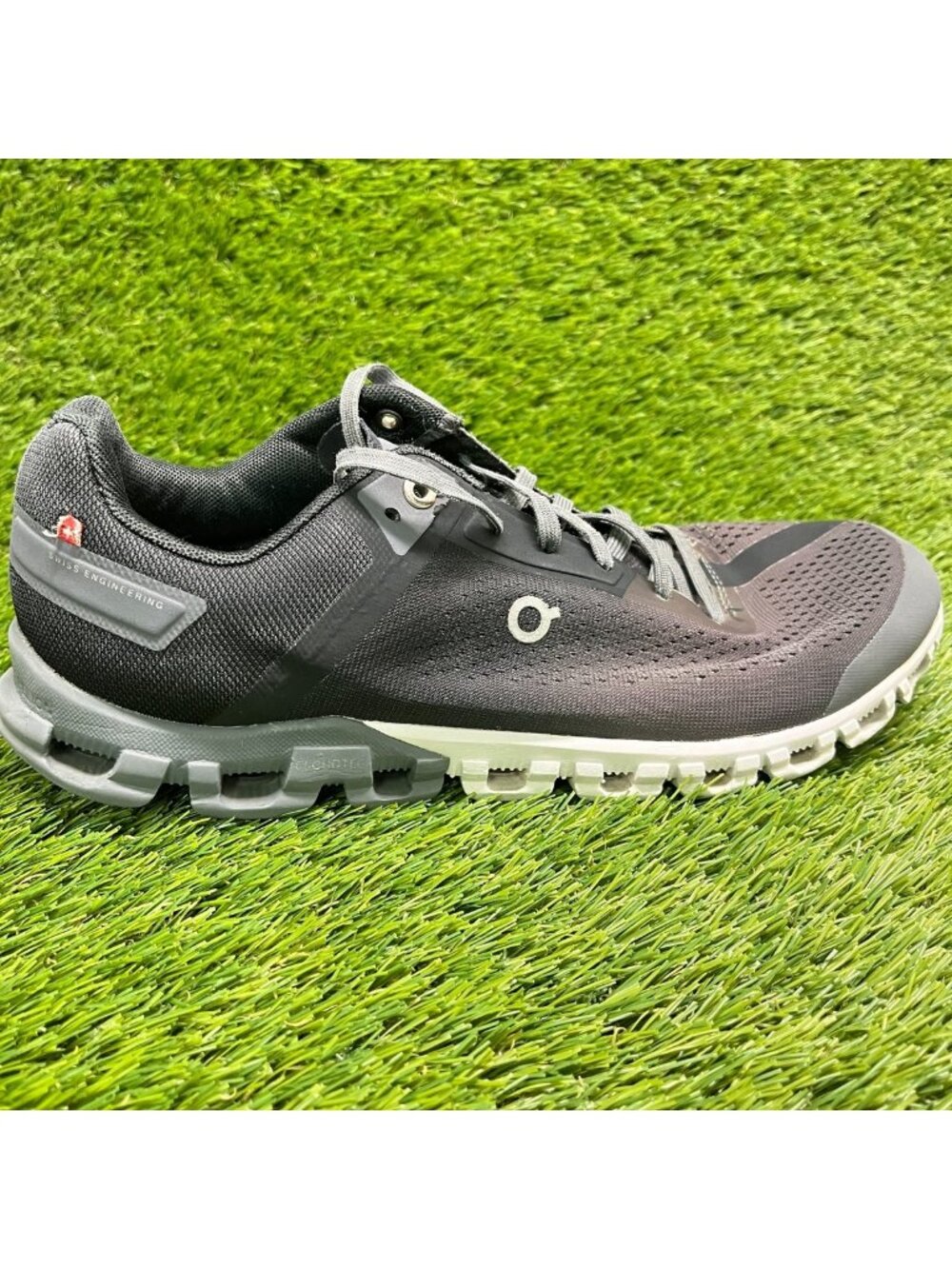 On Cloudflow 3.0 Mens Size 8.5 Black Gray White Athletic Running Shoes Sneakers